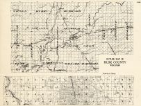 Rusk County Outline - True, Wisconsin State Atlas 1930c
